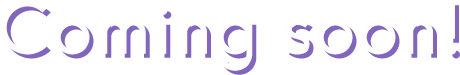 Coming soon!